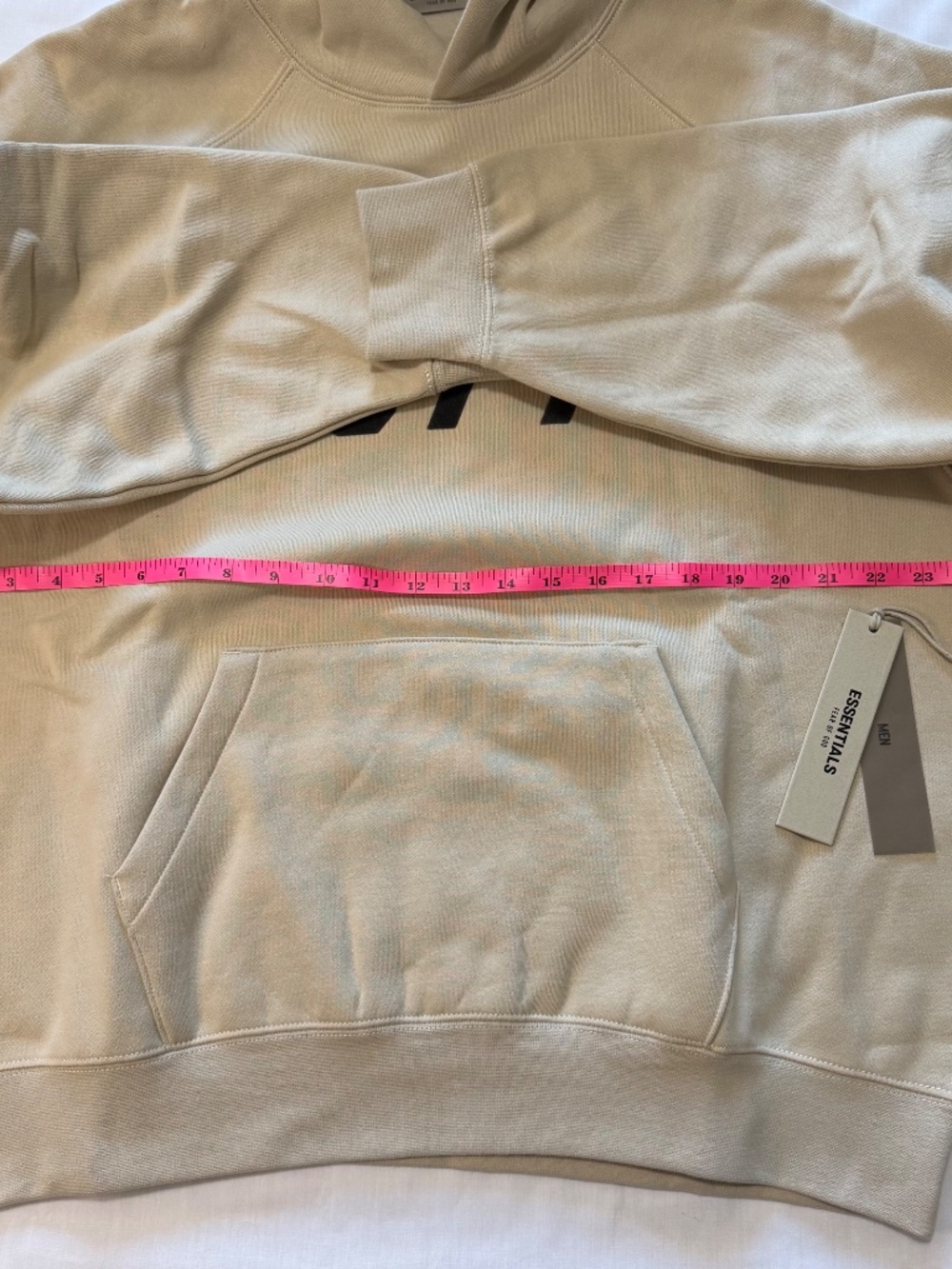 Fear of God Essentials 1977 Hoodie Wheat Color Way Brand New Mens Medium - Picture 11 of 14